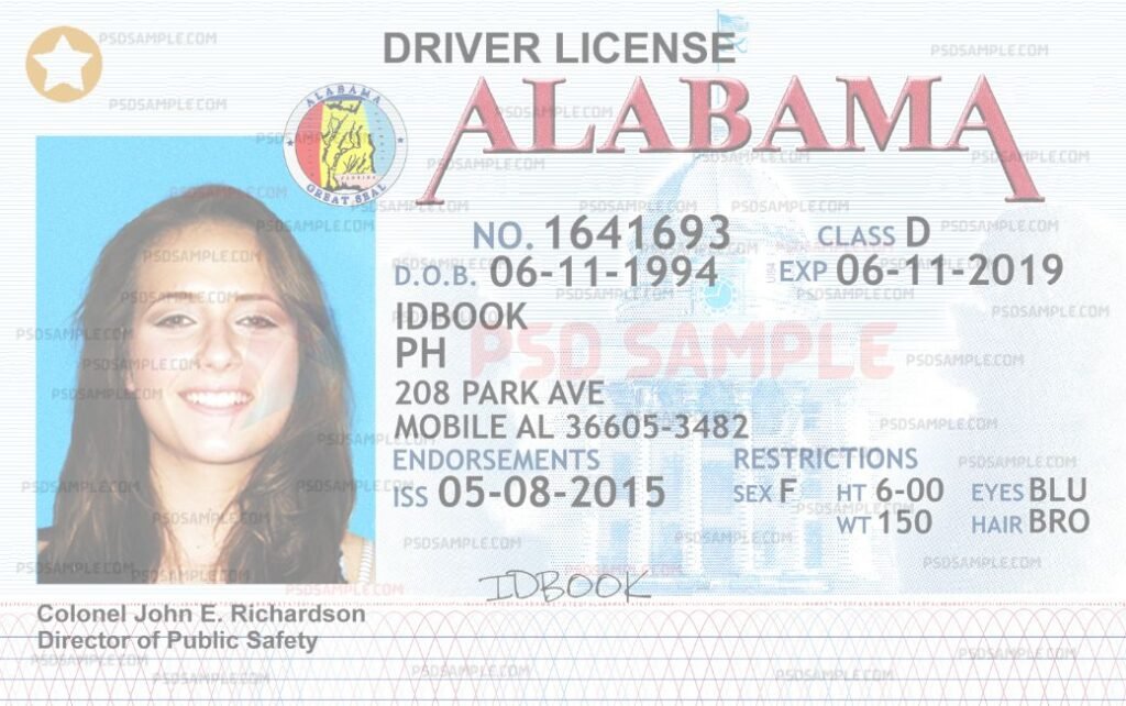 albama driving license