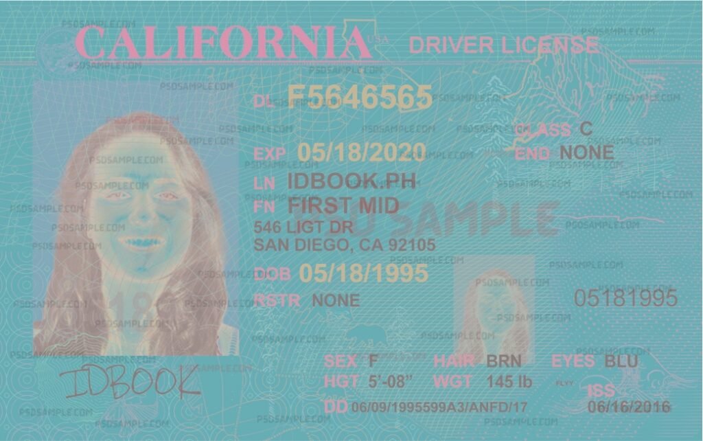 california driver license new