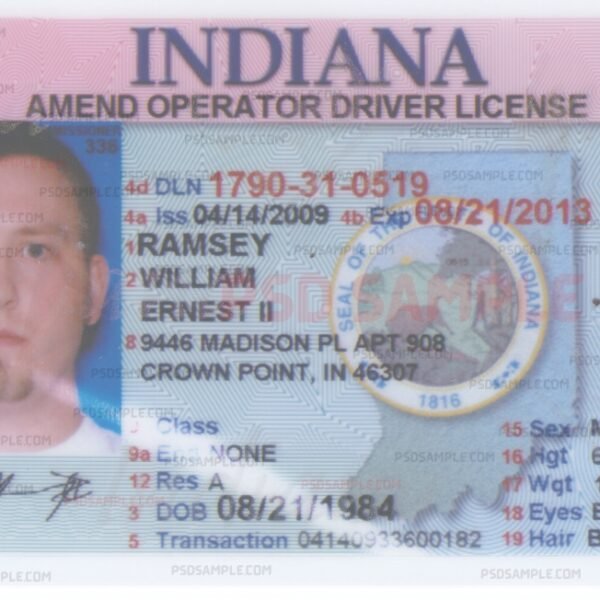 indiana driving license